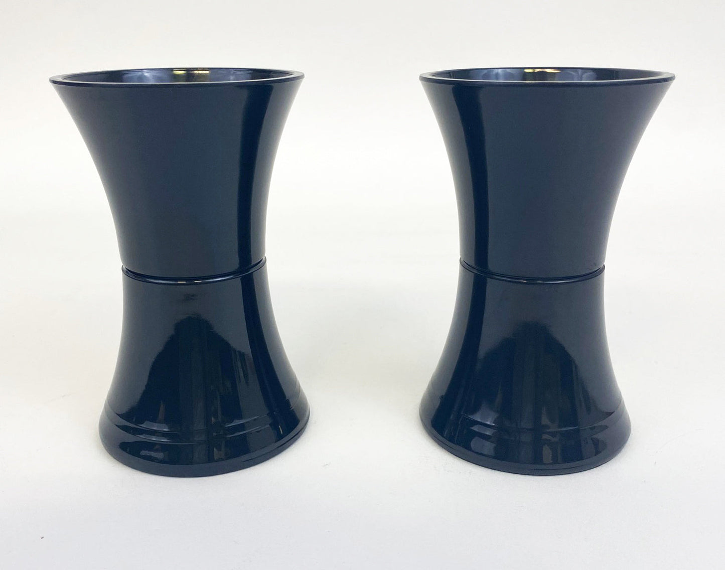 4.75" H Black Plastic Vases