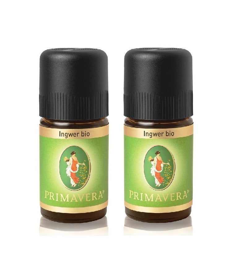 2xPack Primavera Ginger Organic Fragrance Oil - 10 ml